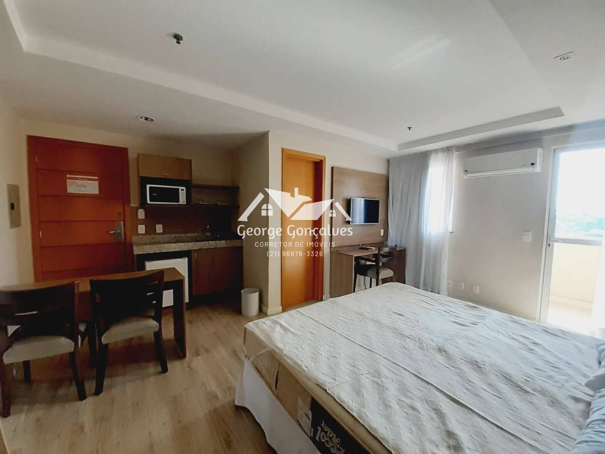  - Loft em Duque de Caxias, Jardim Vinte e Cinco de Agosto, com 1 quarto, 32m²